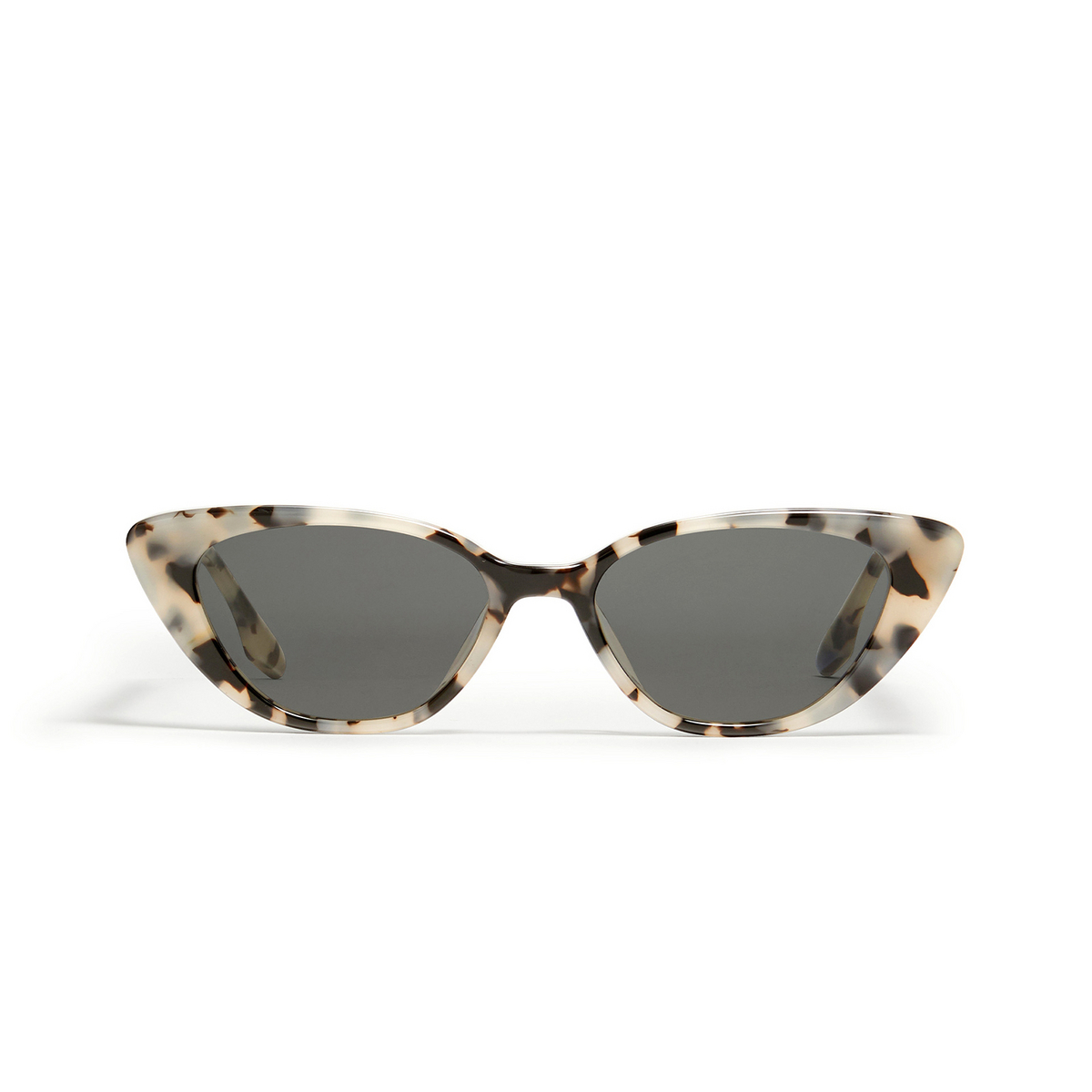 Gentle Monster® Cat-eye Sunglasses: Crella color Cream Tortoise S3 - front view.