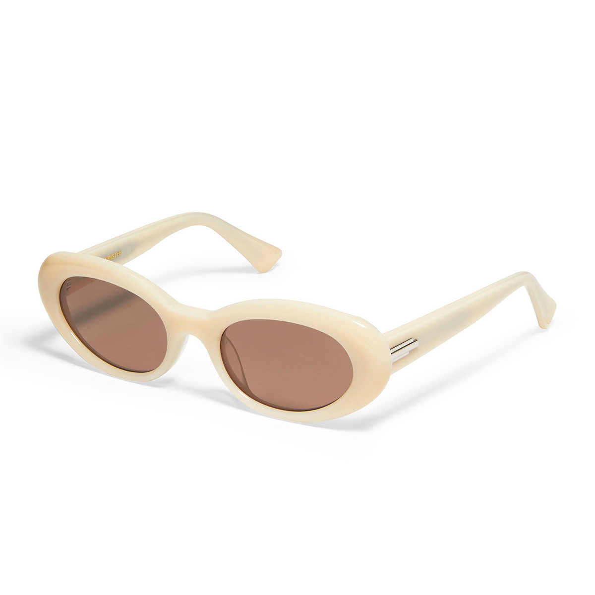 Gentle Monster LE Sunglasses IV1 Ivory - three-quarters view