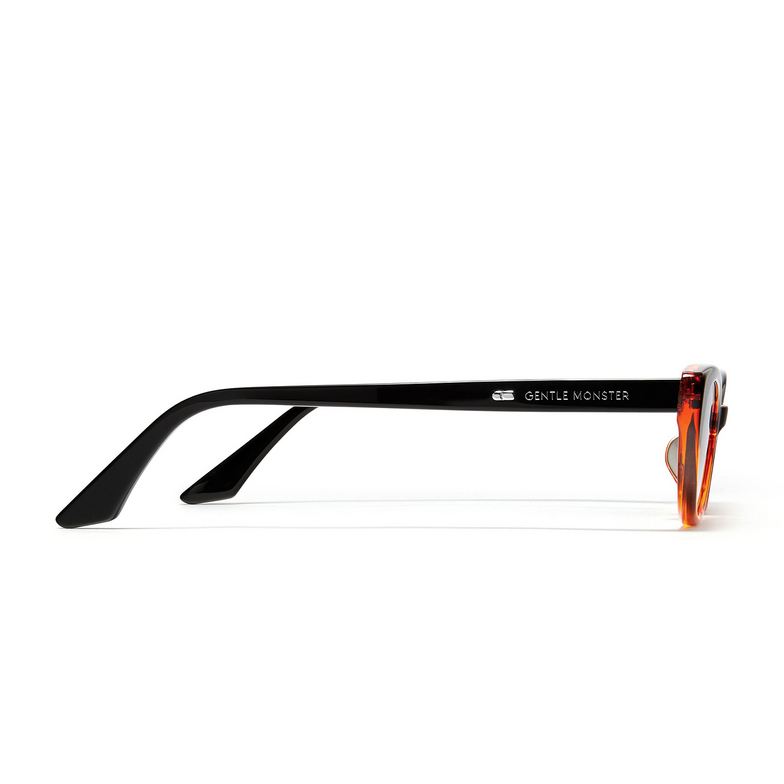 Gentle Monster PESH Sunglasses BOG1 orange gradient black - 4/5
