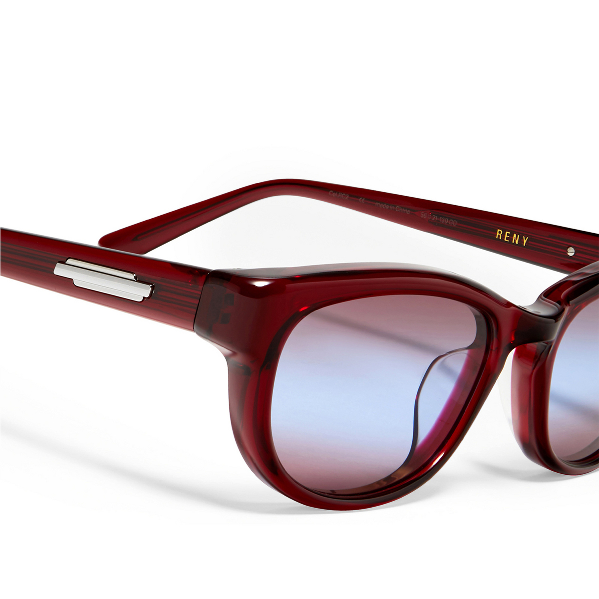 Gentle Monster® Cat-eye Sunglasses: Reny color RC2 Red - product thumbnail 3/4
