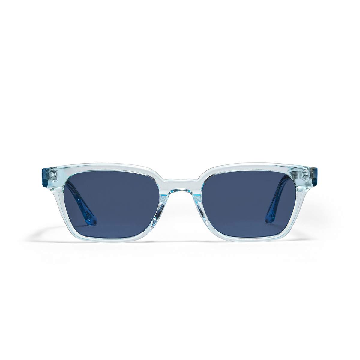 Gentle Monster® Square Sunglasses: Roudy color Blue BLC4 - front view.