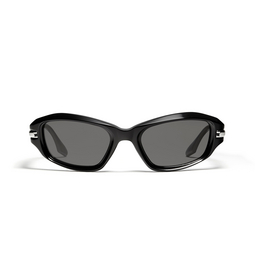 Gentle Monster® Mask Sunglasses: Tidan color Black 01.