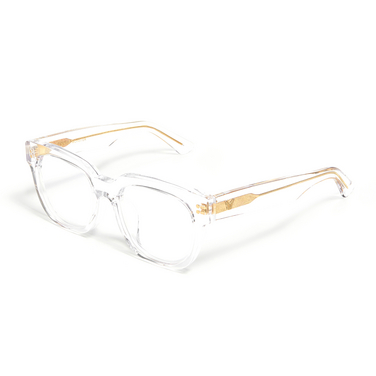 Lunettes de vue Gentle Monster UNA.C N C1 clear - Vue trois quarts