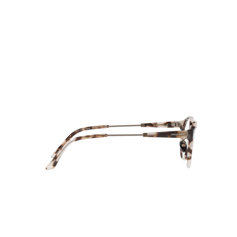 Gafas graduadas Giorgio Armani AR7218 5648 beige tortoise - 3/4