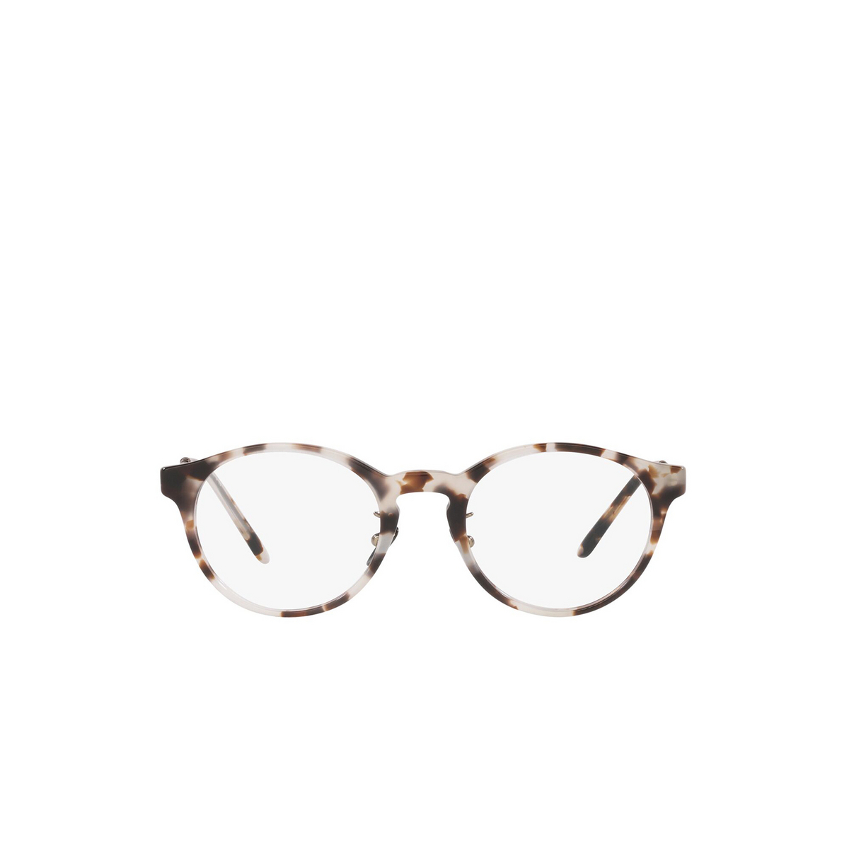 Giorgio Armani® Round Eyeglasses: AR7218 color Beige Tortoise 5648 - front view.
