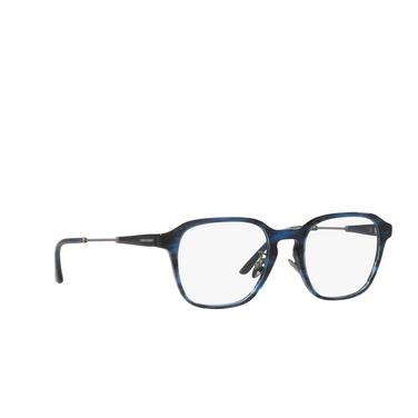 Gafas graduadas Giorgio Armani AR7220 5923 striped blue - Vista tres cuartos