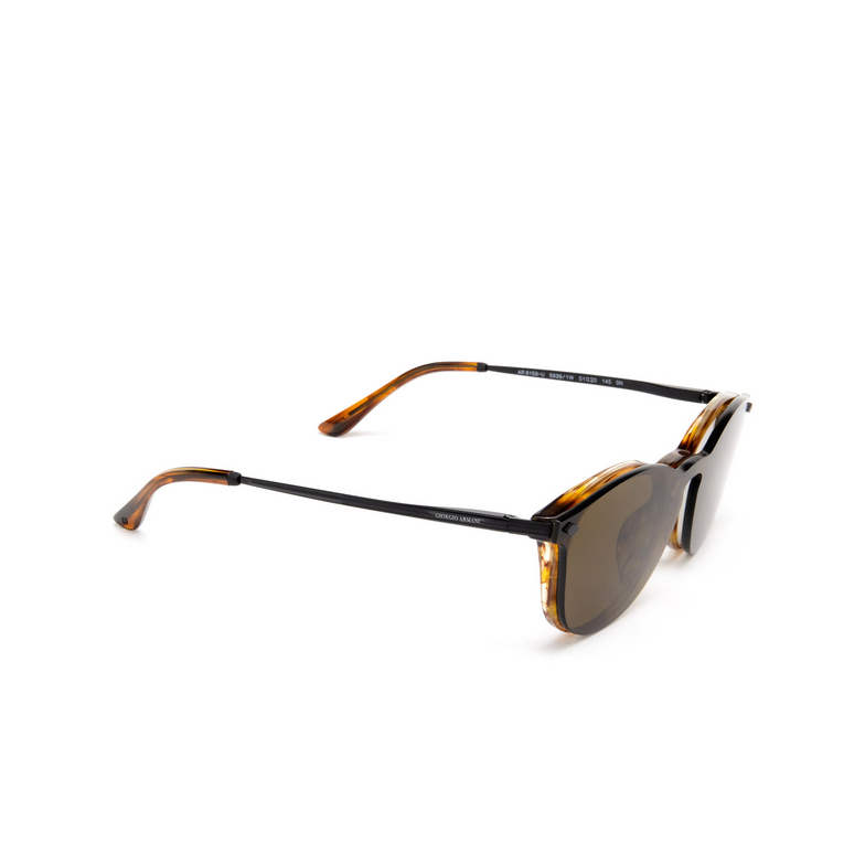 Giorgio Armani AR8159U Sunglasses 59391W striped honey - 13/14
