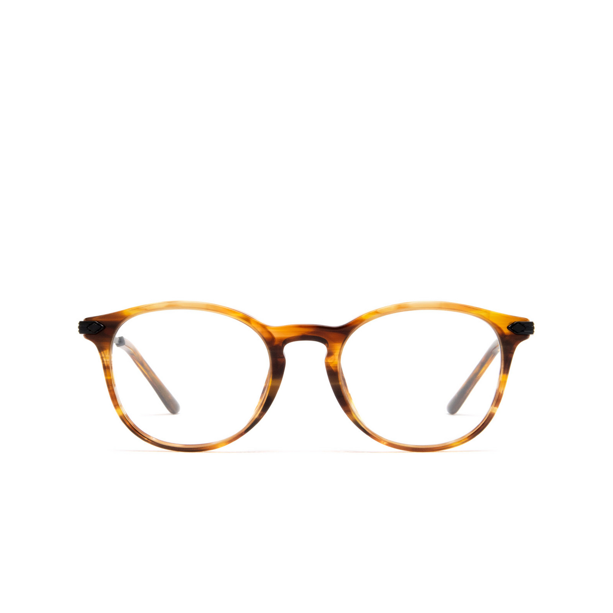 Giorgio Armani AR8159U Sunglasses 59391W Striped Honey - front view