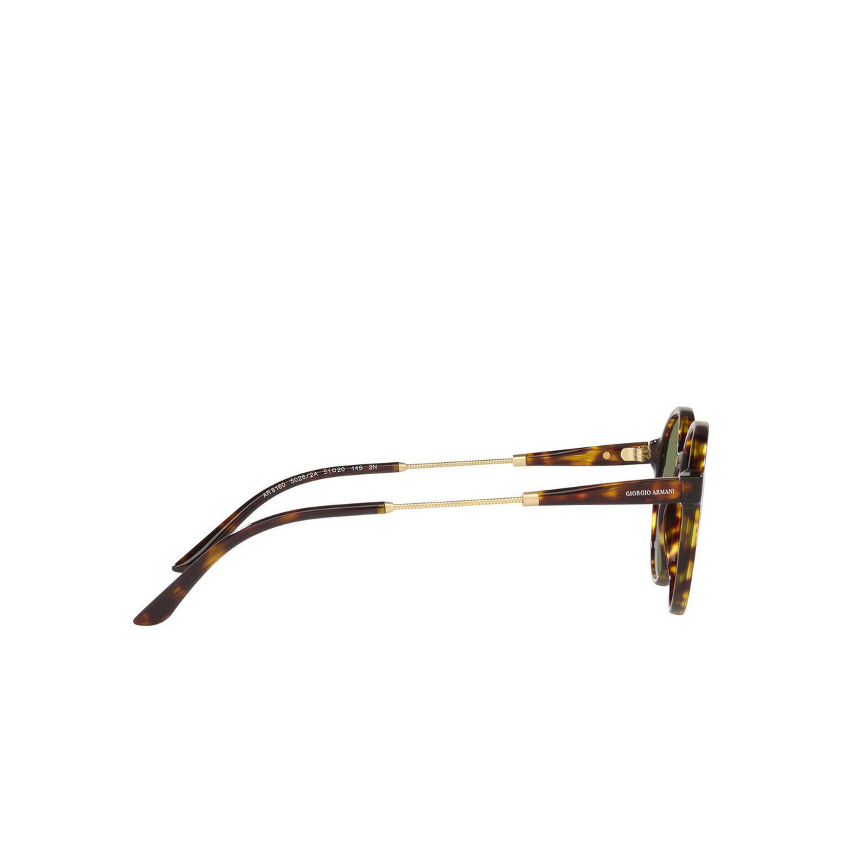 Giorgio Armani® Round Sunglasses: AR8160 color 50262A Havana - 3/3