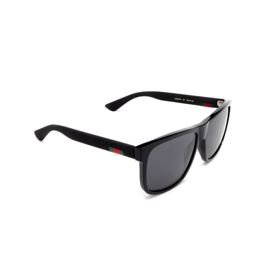 Gucci GG0010S Sonnenbrillen 001 black - Dreiviertelansicht