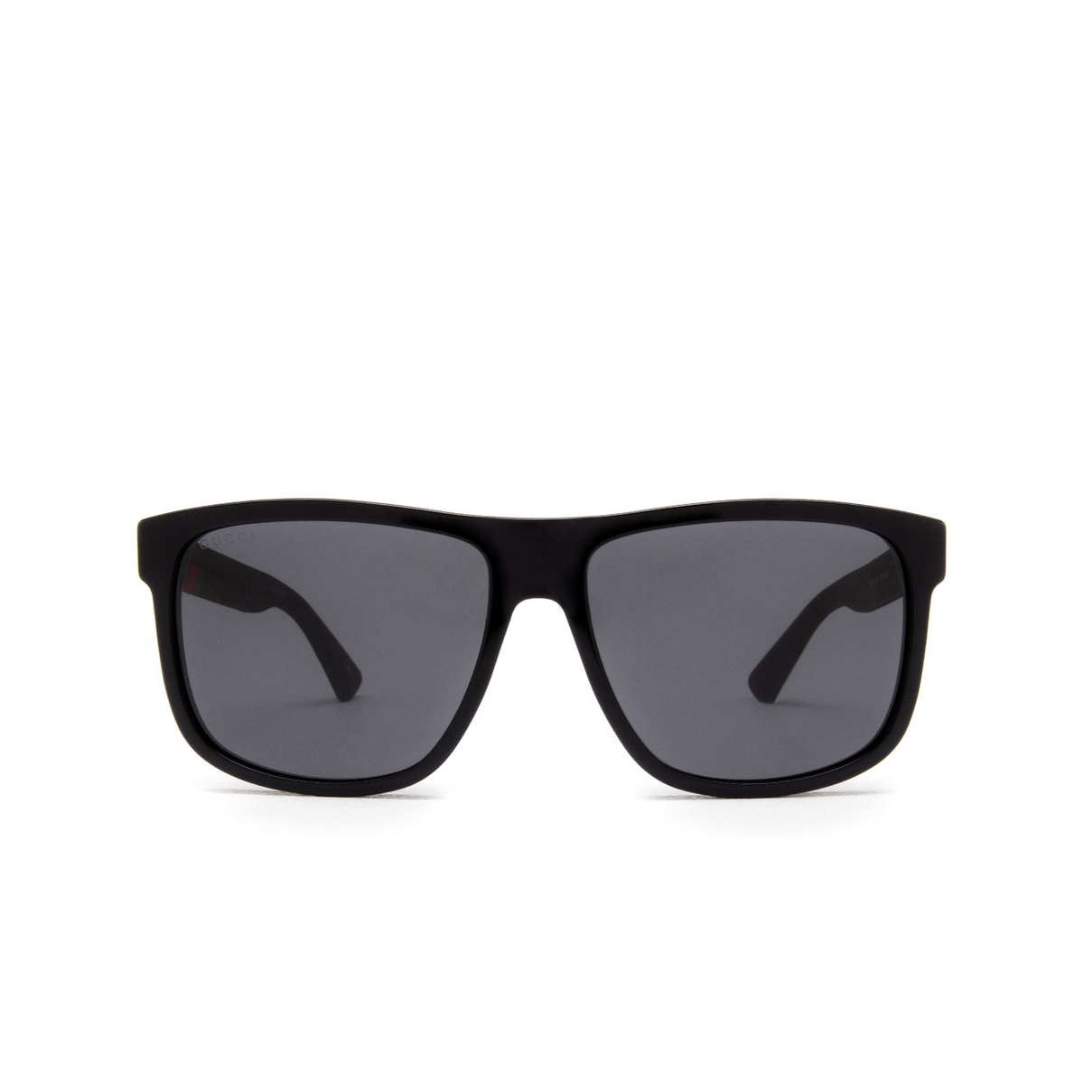 Gucci GG0010S Sunglasses 001 Black - front view
