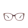 Gucci GG0026O Eyeglasses 012 burgundy - product thumbnail 1/4
