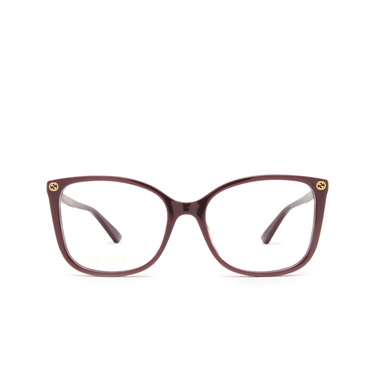 Gucci GG0026O Korrektionsbrillen 012 burgundy - Vorderansicht