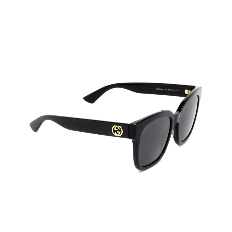 Gucci GG0034SN Sunglasses 001 black - 2/5
