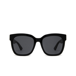 Gucci® Square Sunglasses: GG0034SN color Black 001.