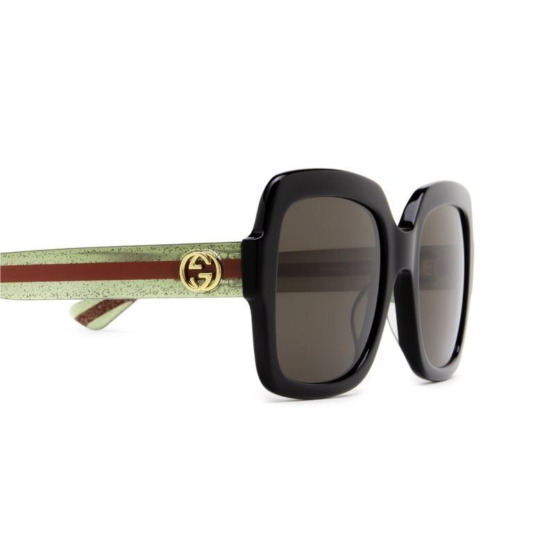 Gucci GG0036SN Sunglasses 002 black - 3/4