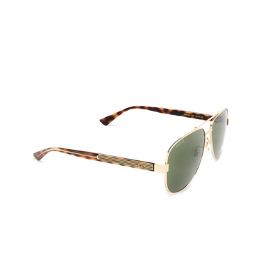 Gucci GG0528S Sonnenbrillen 009 gold - Dreiviertelansicht