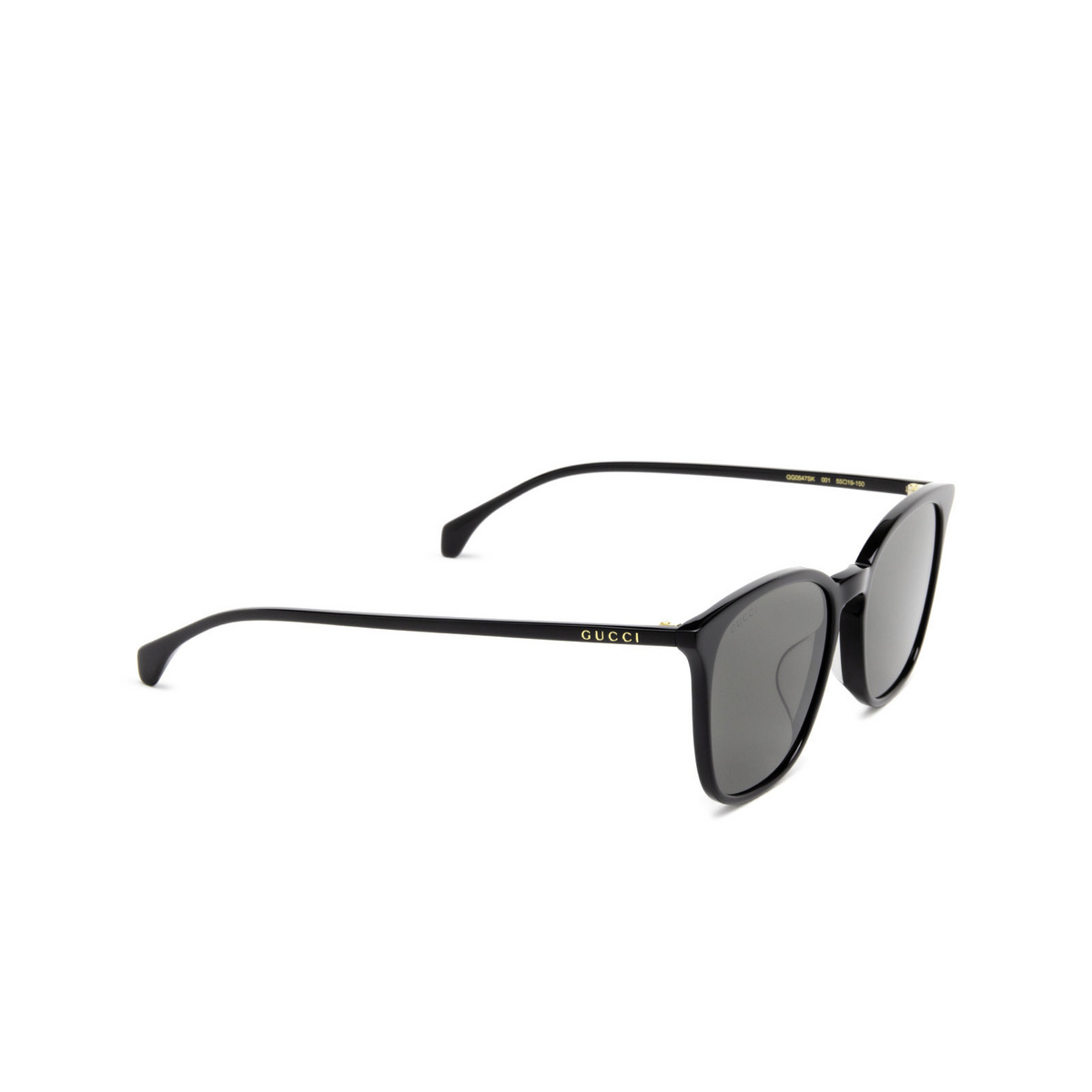 Gucci GG0547SK Sunglasses 001 Black - three-quarters view