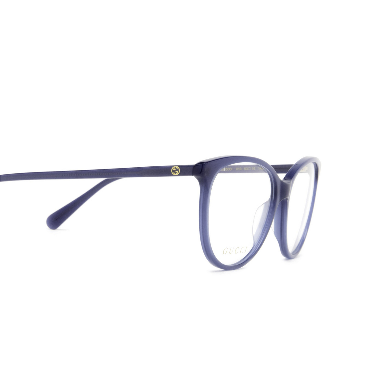 Gucci GG0550O Eyeglasses 010 Blue - 3/4