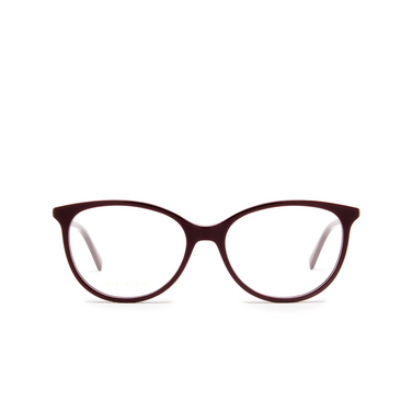 Lunettes de vue Gucci GG0550O 011 burgundy - Vue de face