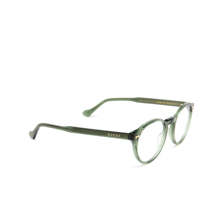 Gucci GG0738O Eyeglasses 007 green - 2/5