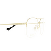 Gucci GG0745O Korrektionsbrillen 001 gold - Produkt-Miniaturansicht 3/4