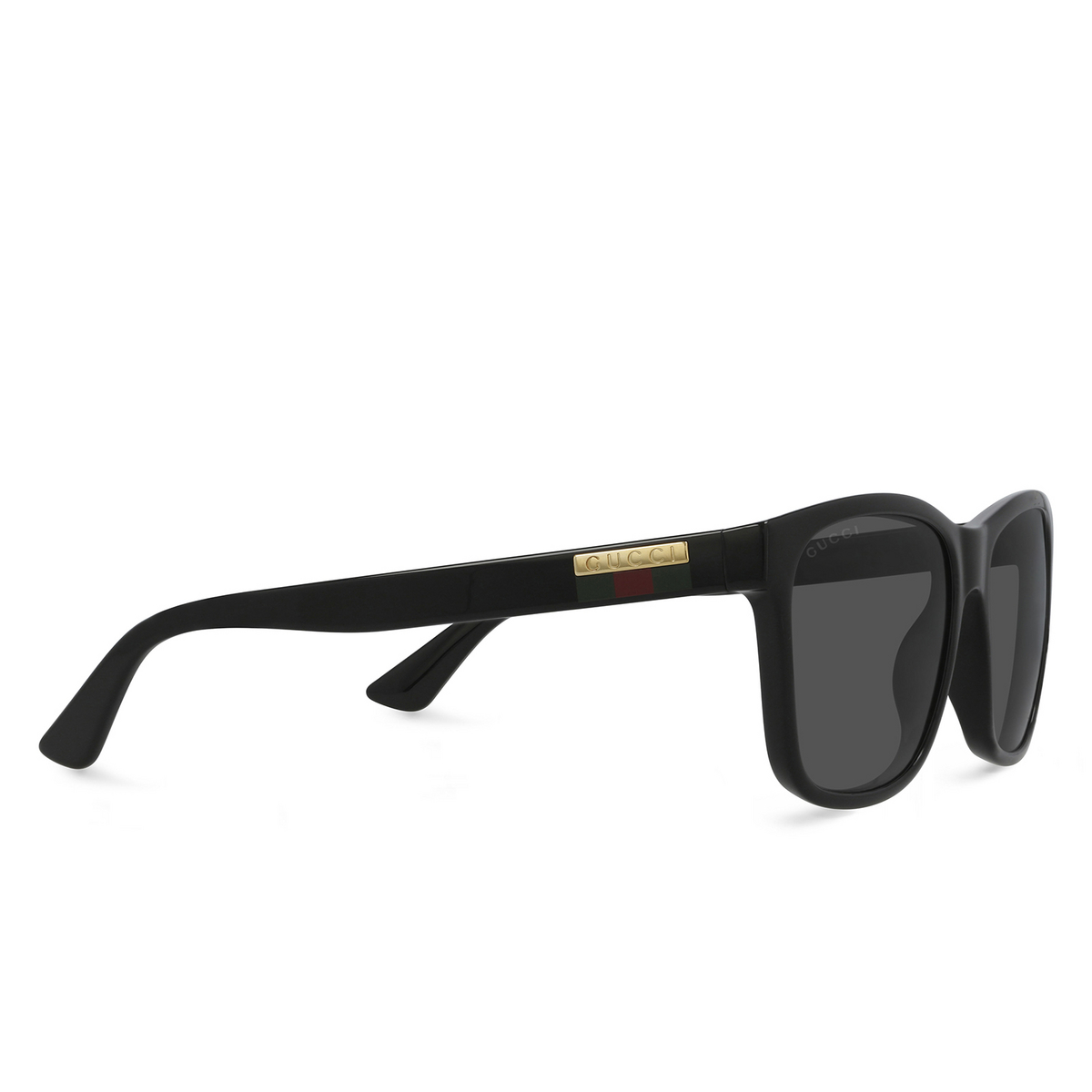 Gucci GG0746S Sunglasses 001 Black - three-quarters view