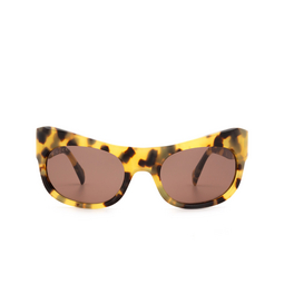 Gucci® Irregular Sunglasses: GG0870S color 003 Havana 