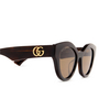 Gucci GG0957S Sunglasses 006 havana - product thumbnail 3/4