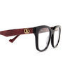 Gafas graduadas Gucci GG0958O 008 black - Miniatura del producto 3/4