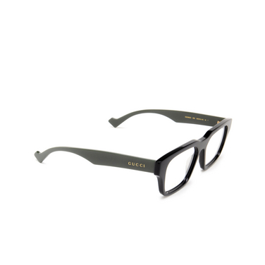 Gucci GG0963O Korrektionsbrillen 005 black - Dreiviertelansicht