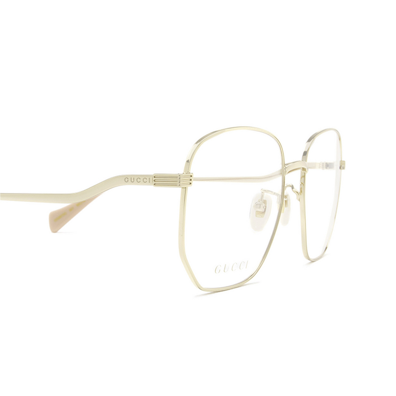 Gucci GG0973O Eyeglasses 001 gold - 3/4