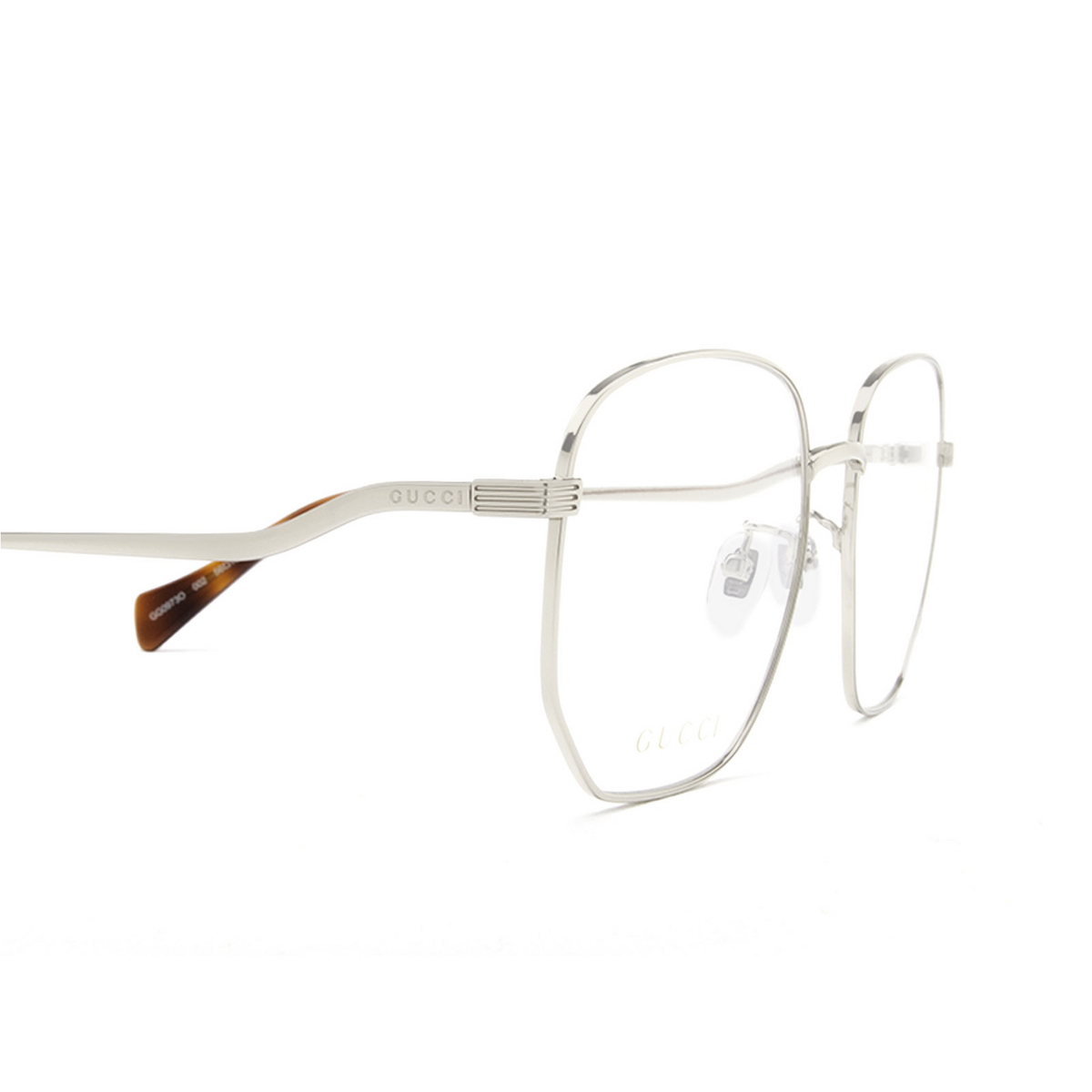 Gucci GG0973O Eyeglasses 002 Silver - product thumbnail 3/4
