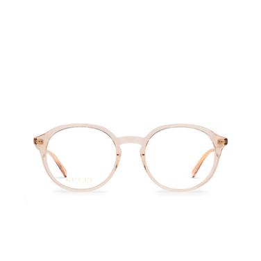 Lunettes de vue Gucci GG1004O 006 nude - Vue de face