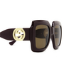Gucci GG1022S Sunglasses 007 brown - product thumbnail 3/4