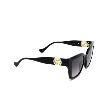 Gucci GG1023S Sunglasses 008 black - three-quarters view