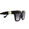 Gucci GG1023S Sonnenbrillen 008 black - Produkt-Miniaturansicht 3/4