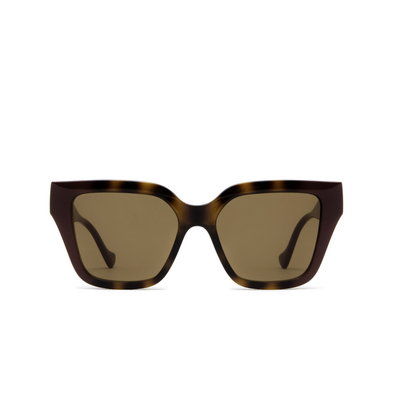 Gucci GG1023S Sunglasses 009 havana & burgundy - 1/4