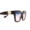 Gucci GG1023S Sunglasses 010 havana - product thumbnail 3/4