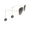Gafas de sol Gucci GG1030SK 001 gold - Miniatura del producto 2/5