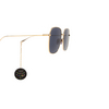 Gafas de sol Gucci GG1031S 009 gold - Miniatura del producto 3/5