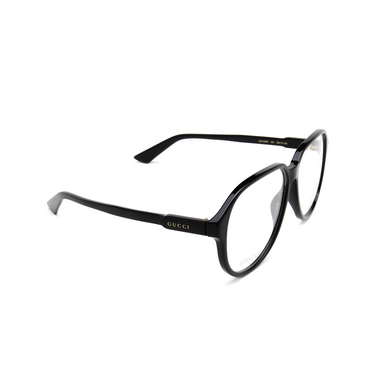 Gucci GG1036O Eyeglasses 001 black - three-quarters view