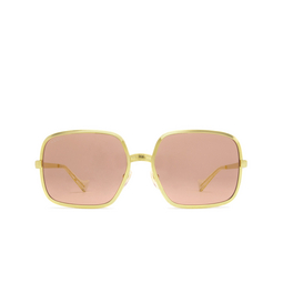 Gucci® Square Sunglasses: GG1063S color Gold 001.