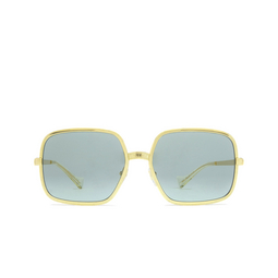 Gucci® Square Sunglasses: GG1063S color Gold 002.