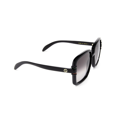 Gafas de sol Gucci GG1066S 001 black - Vista tres cuartos