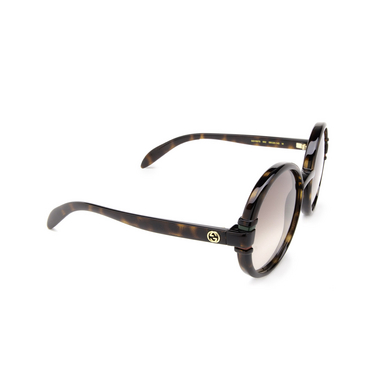 Gafas de sol Gucci GG1067S 002 havana - Vista tres cuartos