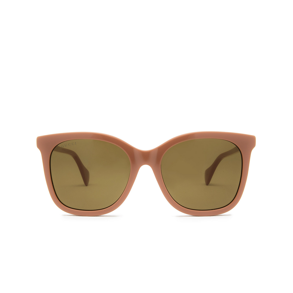 Gucci® Cat-eye Sunglasses: GG1071S color Pink 004 - front view.
