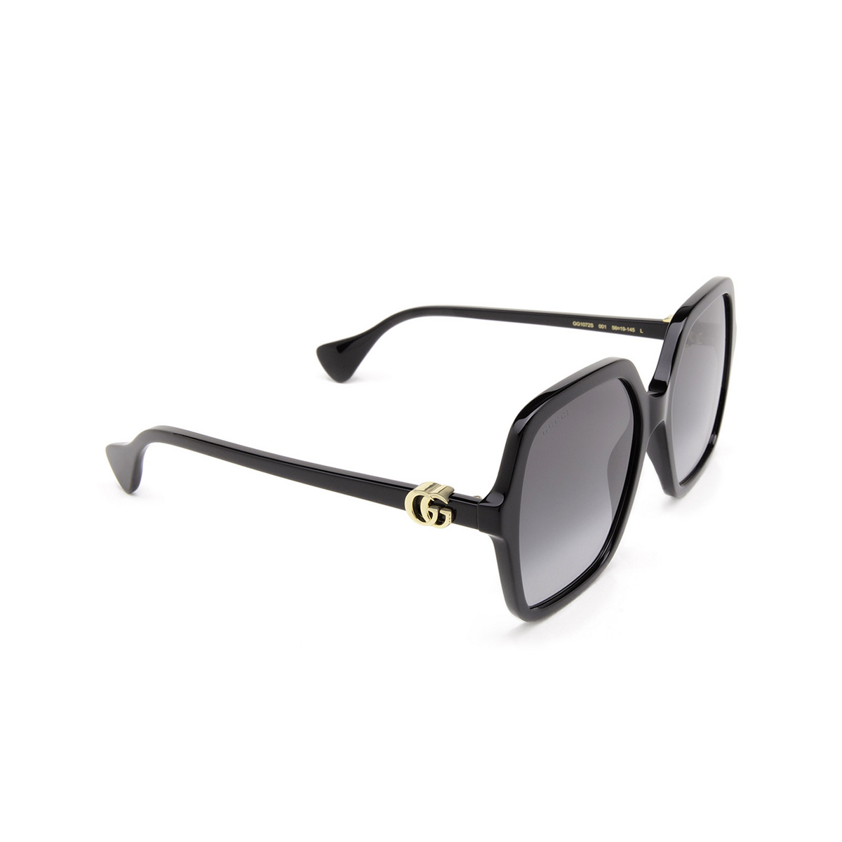 Gucci® Square Sunglasses: GG1072S color Black 001 - 2/3.
