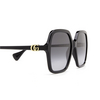 Gucci GG1072S Sunglasses 001 black - product thumbnail 3/4