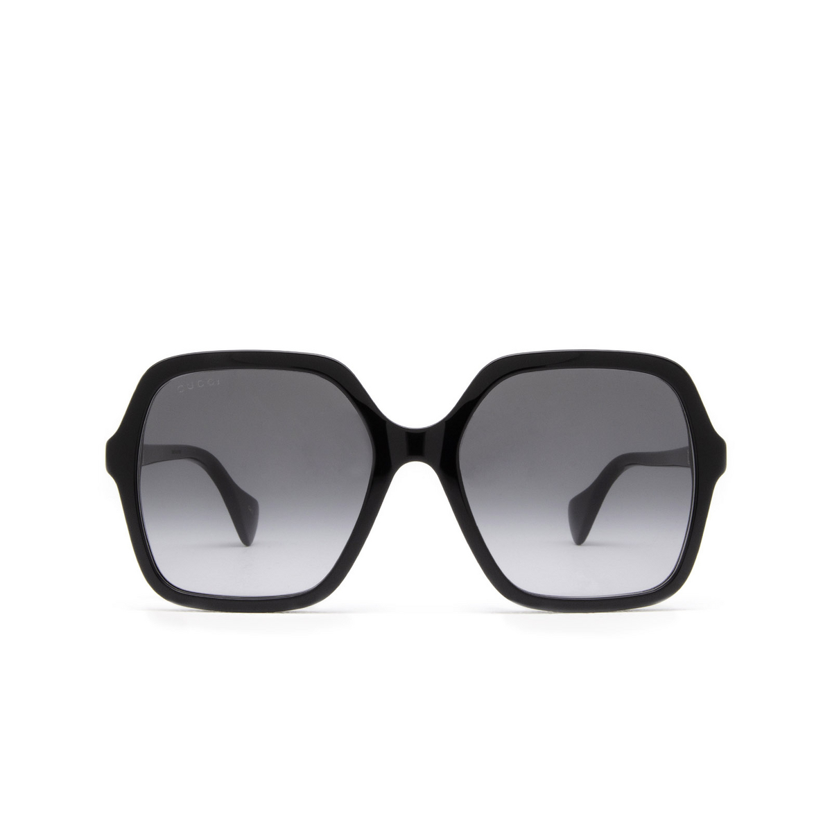 Gucci® Square Sunglasses: GG1072S color Black 001 - product thumbnail 1/3.